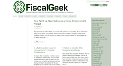 Desktop Screenshot of fiscalgeek.com
